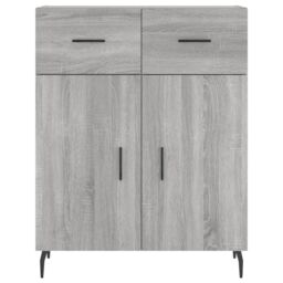 Berkfield Home Sideboard Grey Sonoma 69.5x34x90 cm Engineered Wood - thumbnail 6