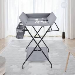 Dprodo Foldable Changing Table, Clothes Storage Station in Grey - Size: 1 Pack - thumbnail 9
