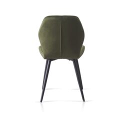 SONARA Modern Velvet Dining Chairs Set of 2 with Ergonomic Curved Backrest in Green - thumbnail 7
