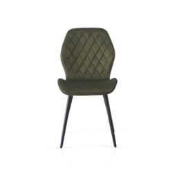 SONARA Modern Velvet Dining Chairs Set of 2 with Ergonomic Curved Backrest in Green - thumbnail 8