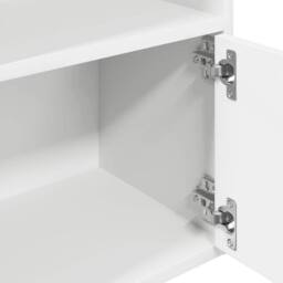 Berkfield Home Durable Bookcase White 31x24x127 cm Engineered Wood - Size: 31 x 24 x 127 cm - thumbnail 8