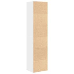 Berkfield Home Durable Bookcase White 31x24x127 cm Engineered Wood - Size: 31 x 24 x 127 cm - thumbnail 6