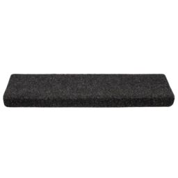 Berkfield Home Stair Mats 10 pcs Black 65x21x4 cm Needle Punch - Size: Medium - thumbnail 4