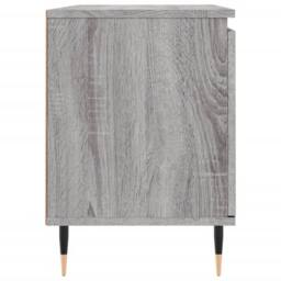 Berkfield Home TV Cabinet Grey Sonoma 104x35x50 cm Engineered Wood - Size: 104 x 35 x 50 cm - thumbnail 7