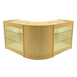 Monstershop Helios LED Shop Counter Set CM60 & 2 x K900 - Maple in Beige - thumbnail 1