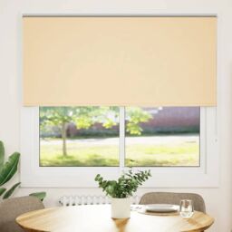 Berkfield Home Roller Blind Blackout Beige 155x130 cm Fabric Width 151.6 cm Polyester - thumbnail 2