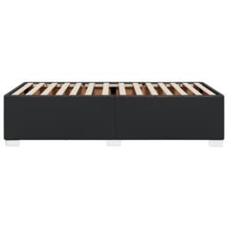 Berkfield Home Bed Frame without Mattress Black 90x190 cm Single Faux Leather - thumbnail 5