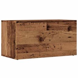 Berkfield Home LP Storage Box Old Wood 69.5x34x36 cm Engineered Wood in Brown - thumbnail 6