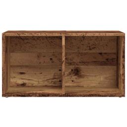 Berkfield Home LP Storage Box Old Wood 69.5x34x36 cm Engineered Wood in Brown - thumbnail 4