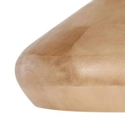 Wyld and Coco Mango Wood Pendant Light - Round Brown Shade - thumbnail 7