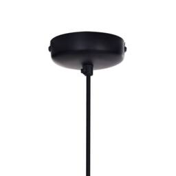 Wyld and Coco Mango Wood Pendant Light - Round Brown Shade - thumbnail 8