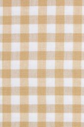 Homescapes Cotton Gingham Eyelet Curtain Pair in Beige - Size: 117 cm width x 137 cm drop - thumbnail 5