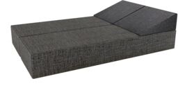 Rest Relax Multi-functional Grey Floor Futon Mattress - Size: Double