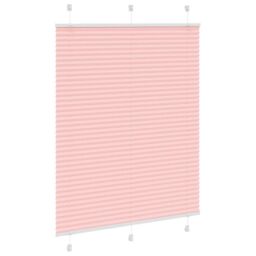 Berkfield Home Pleated Blind Pink 105x150 cm Fabric Width 104.4 cm Polyester - thumbnail 3