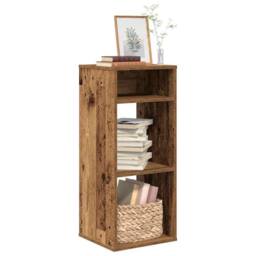 Berkfield Home Decorative Book Cabinet Old Wood 34x31x80 cm Engineered Wood in Brown - Size: 34 x 31 x 80 cm - thumbnail 2