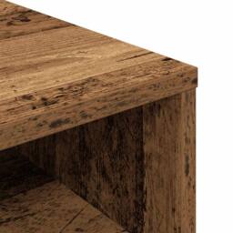 Berkfield Home Decorative Book Cabinet Old Wood 34x31x80 cm Engineered Wood in Brown - Size: 34 x 31 x 80 cm - thumbnail 7