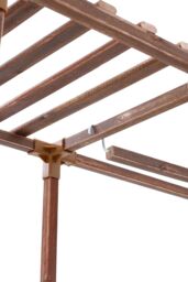 Living and Home Multi-tier Wood Plant Stand Flower Display Shelf in Brown - thumbnail 6