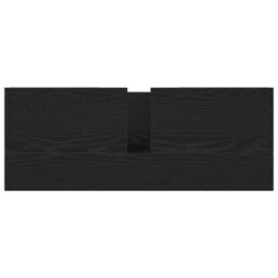 Berkfield Home Basin Cabinet with Drawers Black Oak 90x34.5x60 cm - thumbnail 9