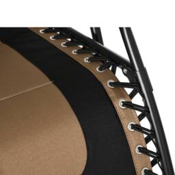 Matteo Zero Gravity Lounger Chair - Folding Reclining with Shade & Cupholder in Brown - thumbnail 8
