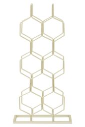 Orsina Yaxi Wine Rack in Gold - thumbnail 1