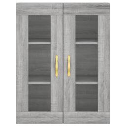 Berkfield Home Highboard Grey Sonoma 69.5x34x180 cm Engineered Wood - thumbnail 6
