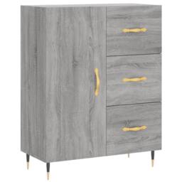 Berkfield Home Highboard Grey Sonoma 69.5x34x180 cm Engineered Wood - thumbnail 7