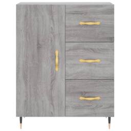 Berkfield Home Highboard Grey Sonoma 69.5x34x180 cm Engineered Wood - thumbnail 8