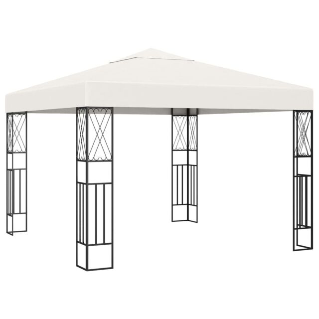 Berkfield Home Gazebo 3x3 m Cream Fabric in Beige - image 1