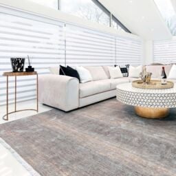 London Rug Company Jodie Luxury Abstract Low Pile Rug in Brown - Size: 160 cm x 230 cm - thumbnail 2