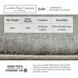 London Rug Company Jodie Luxury Abstract Low Pile Rug in Brown - Size: 160 cm x 230 cm - thumbnail 6