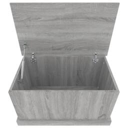 Berkfield Home Storage Box Grey Sonoma 70x40x38 cm Engineered Wood - Size: 70 x 40 x 38 cm - thumbnail 8