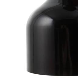 Wyld and Coco 5-Light Industrial Pendant Lamp Black Iron with Orange Interior - thumbnail 5