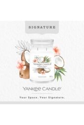 Yankee Candle Women's Signature Large Jar Coconut Beach in White - thumbnail 2