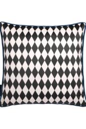 Laurence Llewelyn-Bowen 'Goddess' Velvet Filled Cushion in Teal - Size: 43 cm x 43 cm - thumbnail 3