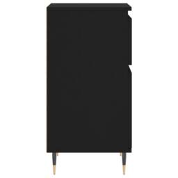 Berkfield Home Sideboards 2 pcs Black 40x35x70 cm Engineered Wood - Size: 40 x 35 x 70 cm - thumbnail 8