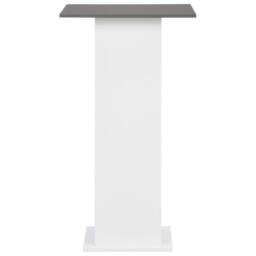 Berkfield Home Durable Bar Table White & Anthracite Grey 60x60x110 cm - Size: 60 x 60 x 110 cm - thumbnail 1