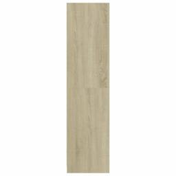 Berkfield Home Wardrobe Sonoma Oak 100x50x200 cm Engineered Wood in Light Oak - Size: 100 x 50 x 200 cm - thumbnail 5