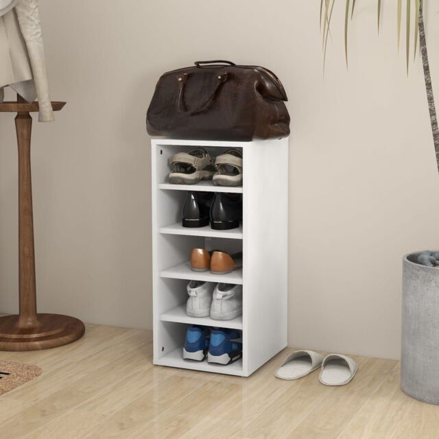 Berkfield Home Shoe Cabinet White 31.5x35x70 cm Engineered Wood - image 1