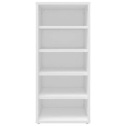 Berkfield Home Shoe Cabinet White 31.5x35x70 cm Engineered Wood - thumbnail 5
