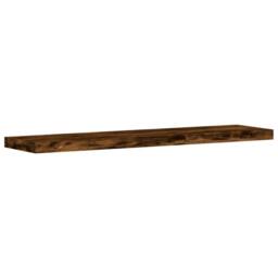 Berkfield Home Wall Shelves 4 pcs Smoked Oak 40x10x1.5 cm Engineered Wood in Brown - thumbnail 4