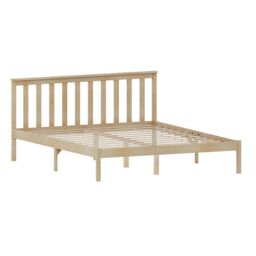Home Discount Vida Designs Milan King Size Wooden Bed Frame Low Foot 820 x 1595 x 2050 mm in Brown - thumbnail 8