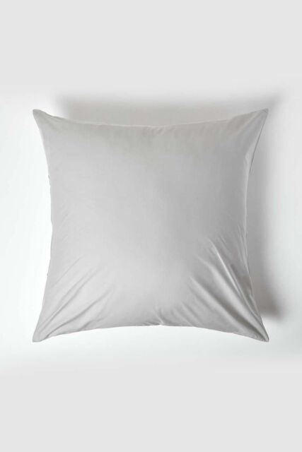 Homescapes Continental Egyptian Cotton Pillowcase 200 TC, 80 x 80 cm in Silver - image 1