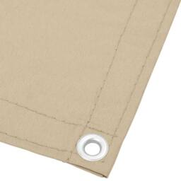 Berkfield Home Balcony Screen Beige 75x700 cm 100% Polyester Oxford - thumbnail 4
