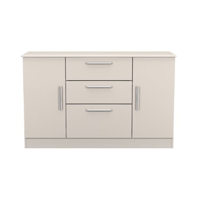 Ready Assembled 2 U Windsor 2 Door 3 Drawer Sideboard (Ready Assembled) in Taupe - image 1
