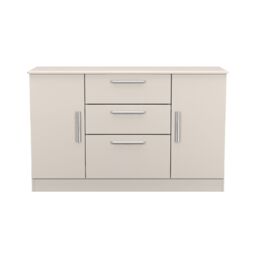 Ready Assembled 2 U Windsor 2 Door 3 Drawer Sideboard (Ready Assembled) in Taupe - thumbnail 1