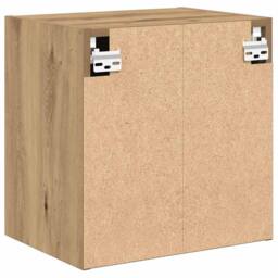 Berkfield Home Durable Garage Wall Cabinets 2 pcs Artisan Oak Engineered Wood in Brown - thumbnail 6