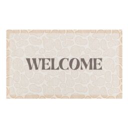 Artsy Mats Pebble Welcome Indoor Outdoor Doormat (70 x 40cm) in Beige - Size: 40 cm x 70 cm - thumbnail 2