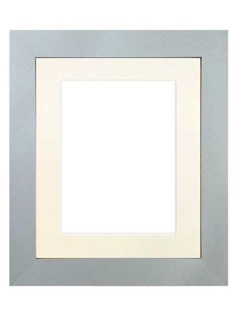 Frames & Mirrors 4U Metro Light Grey Frame with Ivory Mount for Image Size 45 x 30 CM - image 1