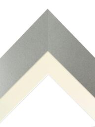 Frames & Mirrors 4U Metro Light Grey Frame with Ivory Mount for Image Size 45 x 30 CM - thumbnail 3