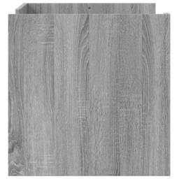Berkfield Home Durable Coffee Table Grey Sonoma 80x50x50 cm Engineered Wood - Size: 80 x 50 x 50 cm - thumbnail 5